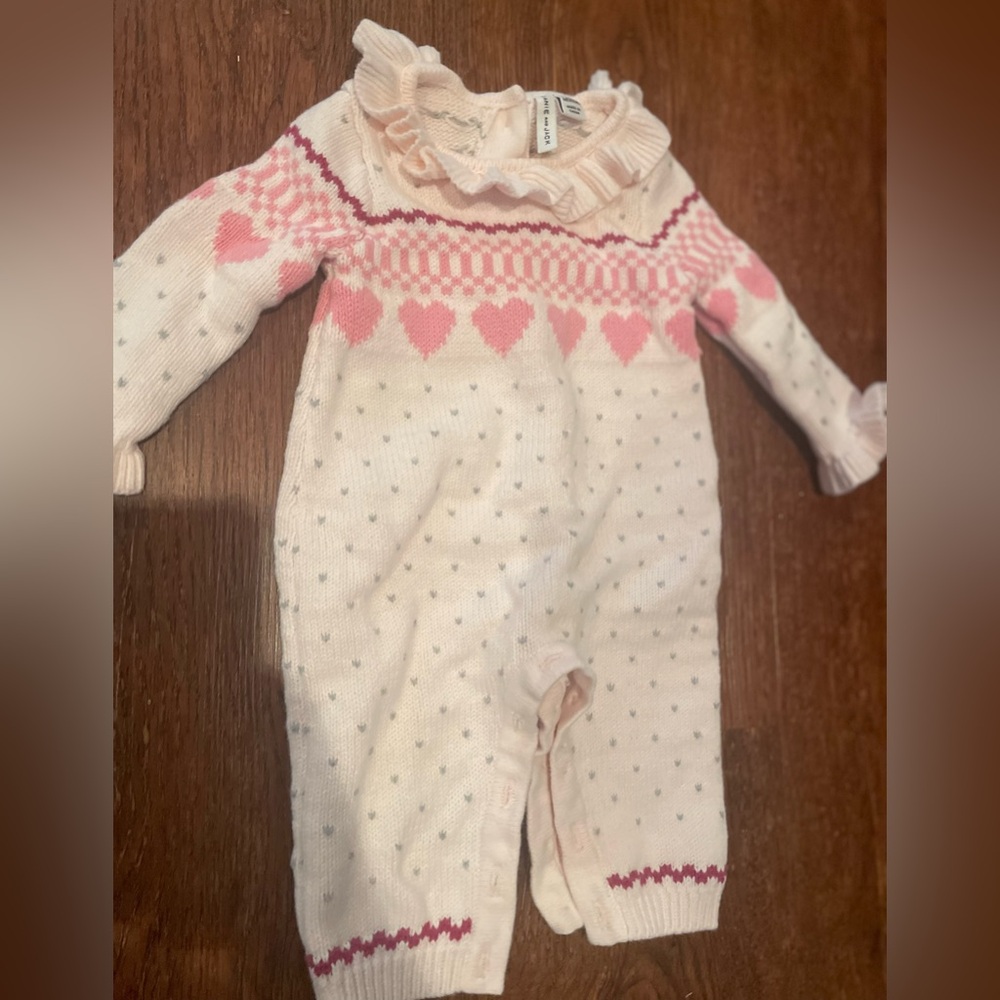 Janie and Jack sweater romper